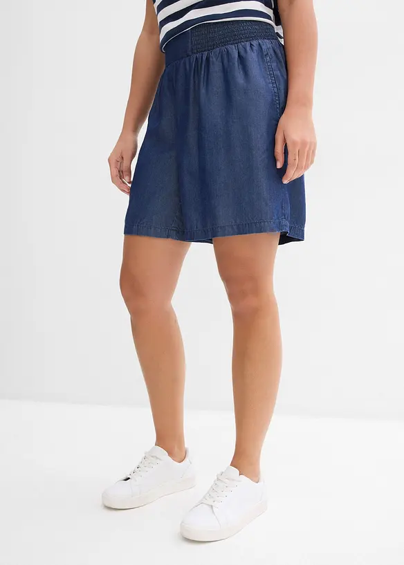 Shorts con elastico arricciato in vita, bonprix