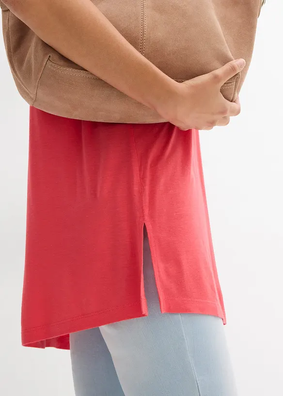 Top lungo in misto lino e viscosa, bonprix