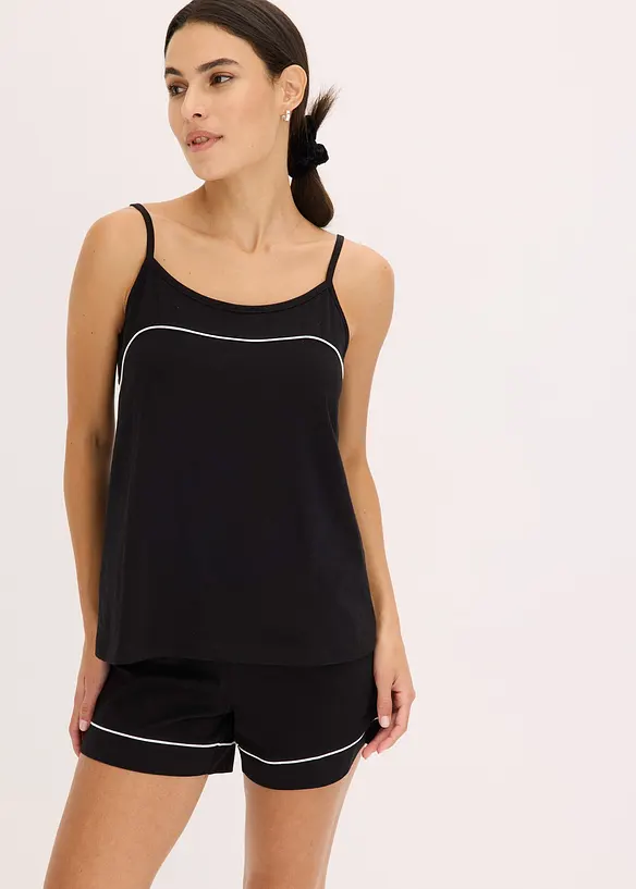 Pigiama estivo con spalline sottili, bonprix