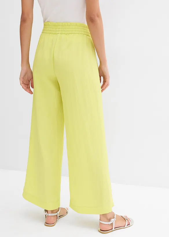 Pantaloni culotte in misto lyocell fluente, bonprix