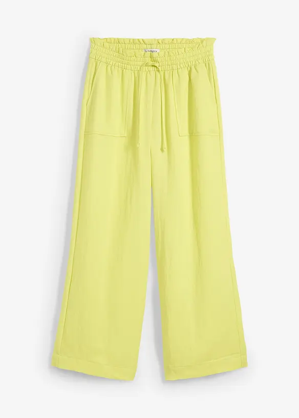 Pantaloni culotte in misto lyocell fluente, bonprix