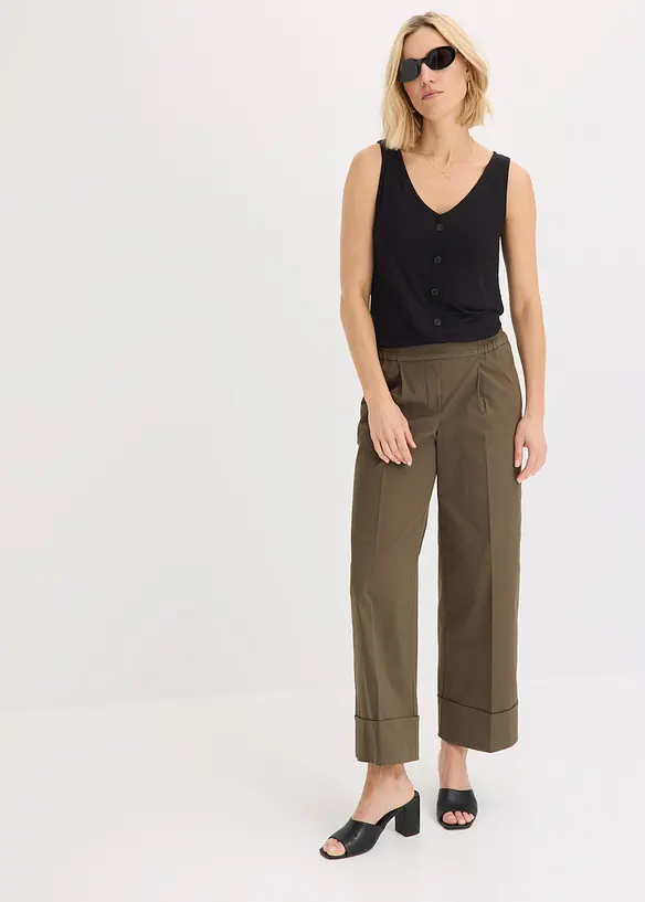 Top con bottoni, bonprix