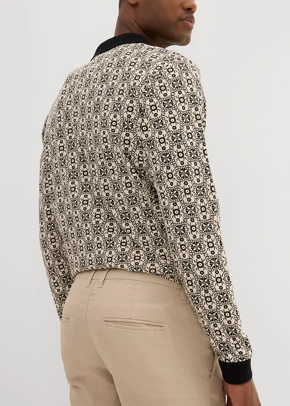 Bermuda chino con lino, regular fit, bonprix