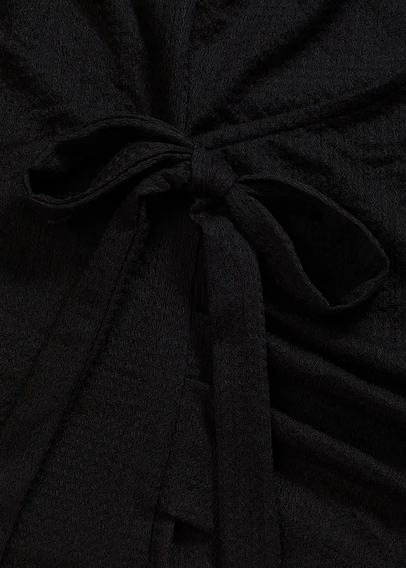 Maglia in jersey crêpe con effetto a portafoglio, bonprix