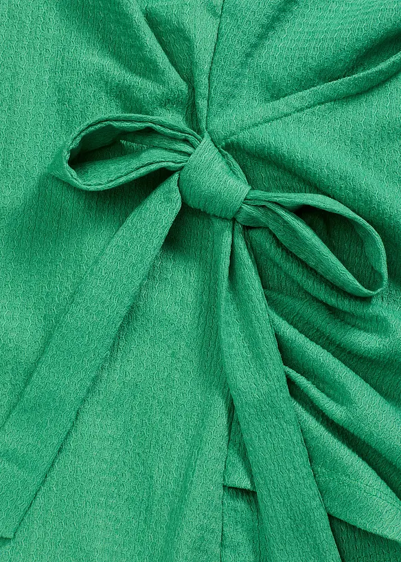 Maglia in jersey crêpe con effetto a portafoglio, bonprix