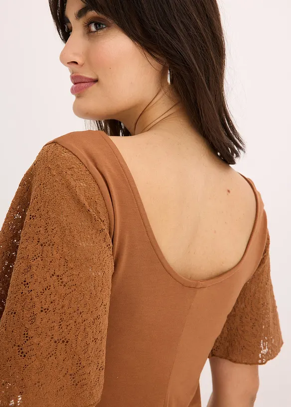 Maglie con maniche in pizzo, bonprix