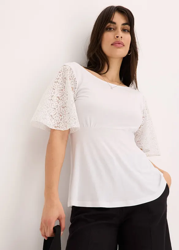 Maglie con maniche in pizzo, bonprix
