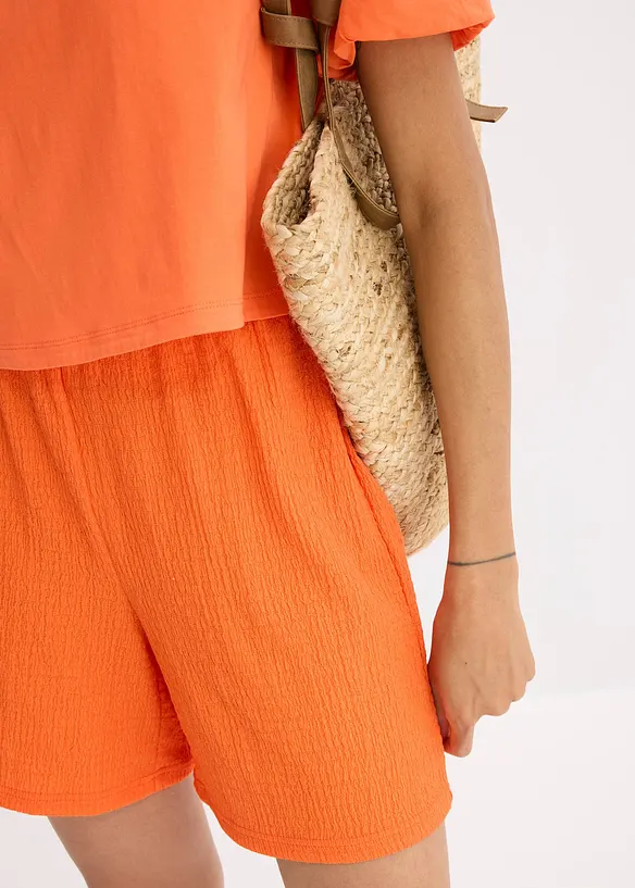 Shorts in jersey di crêpe leggero, bonprix