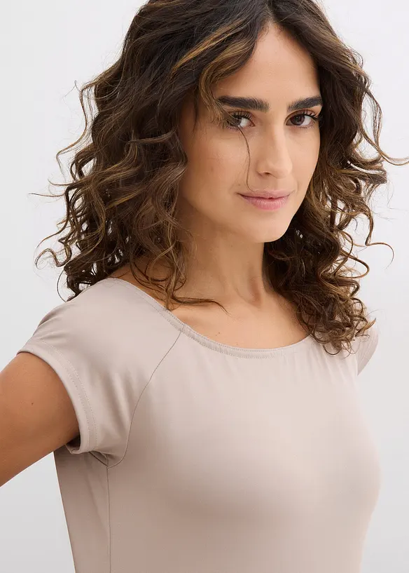 Abito in maglina con cintura particolare, bonprix
