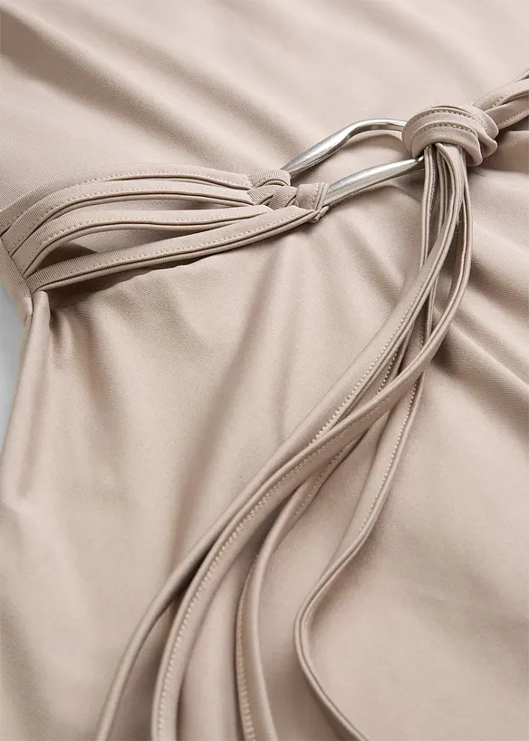 Abito in maglina con cintura particolare, bonprix