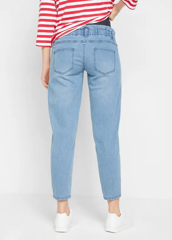 Jeans prémaman a gamba affusolata in cotone elasticizzato, bonprix
