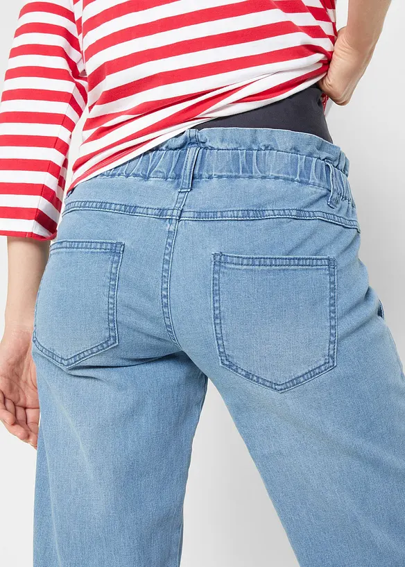 Jeans prémaman a gamba affusolata in cotone elasticizzato, bonprix