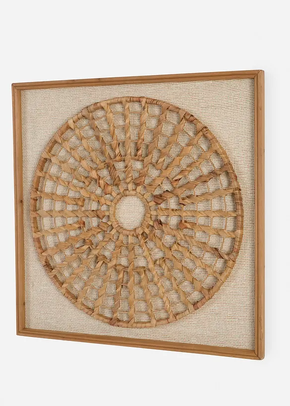 Decorazione da parete con rattan intrecciato, bonprix