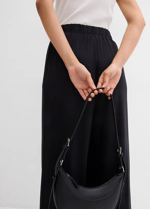 Pantaloni culotte in viscosa fluente, bonprix