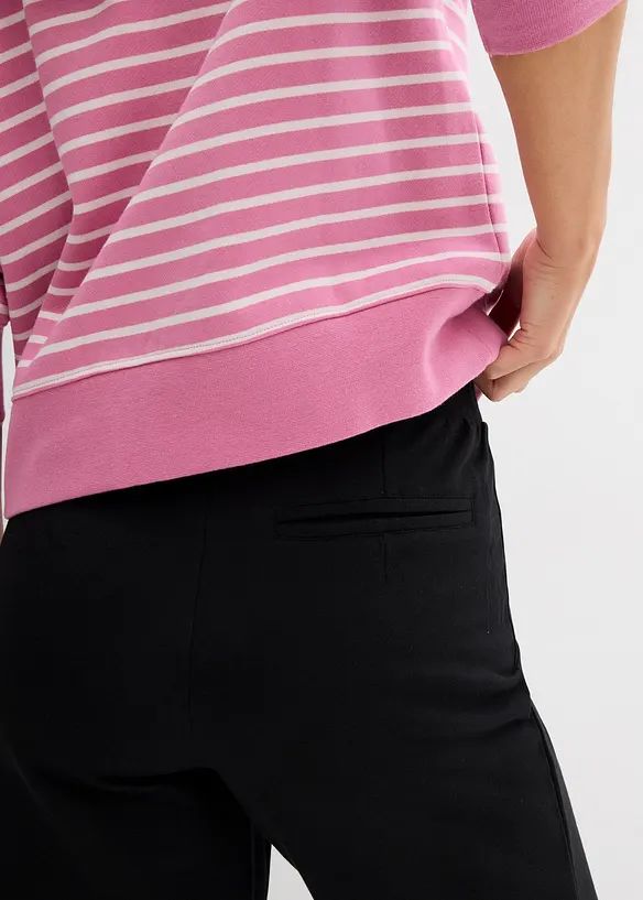 Pantaloni larghi in felpa, bonprix