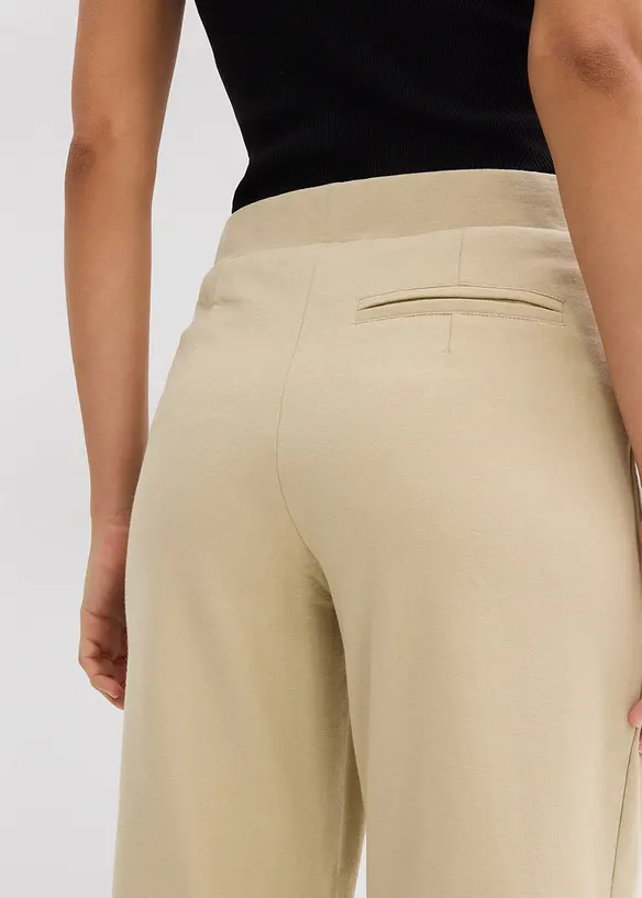 Pantaloni larghi in felpa, bonprix