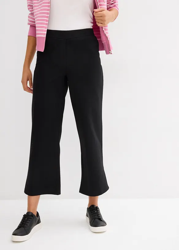 Pantaloni larghi in felpa, bonprix