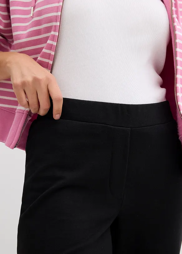 Pantaloni larghi in felpa, bonprix