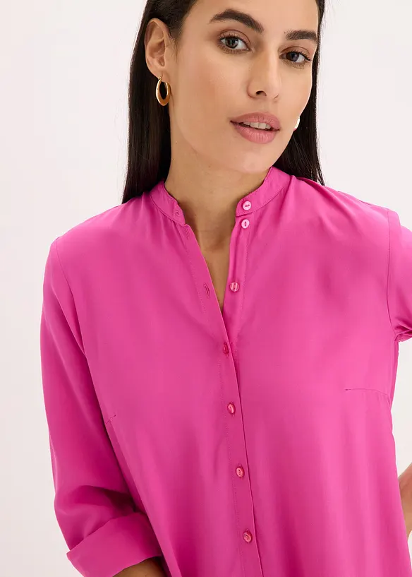 Camicia lunga in viscosa, bonprix