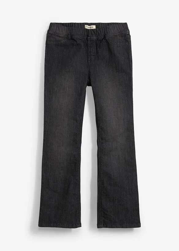 Jeggings flared, vita media, bonprix