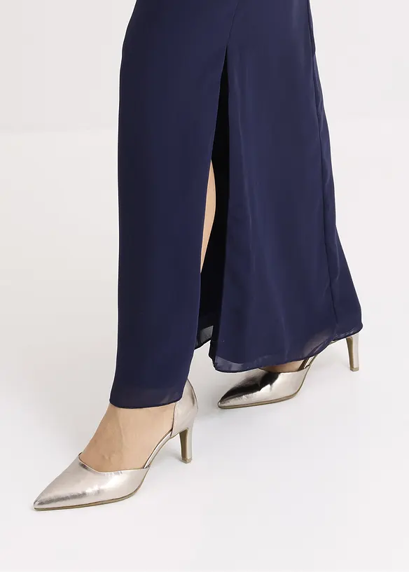 Abito monospalla in chiffon raffinato, bonprix