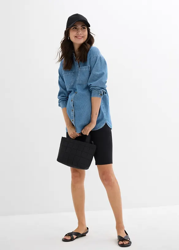 Pantaloncini pr&eacute;maman in cotone biologico (pacco da 2), bonprix