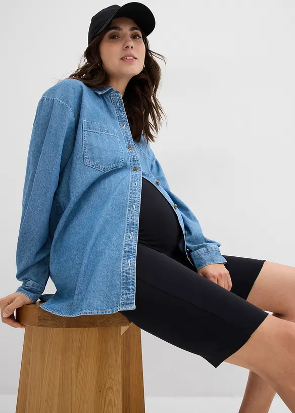 Pantaloncini pr&eacute;maman in cotone biologico (pacco da 2), bonprix