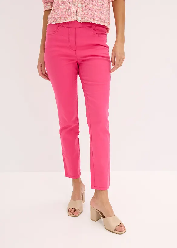 Pantaloni cropped elasticizzati, bonprix