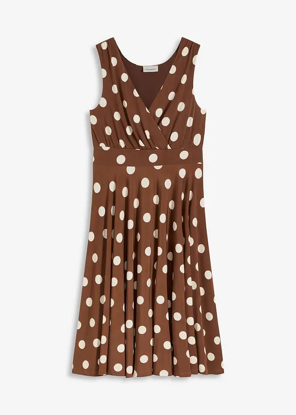 Abito in maglina a pois, bonprix
