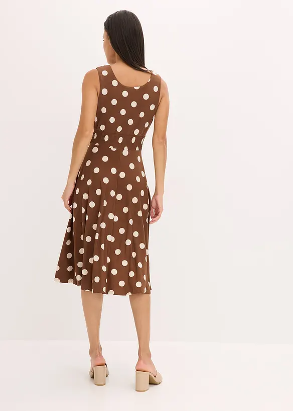 Abito in maglina a pois, bonprix