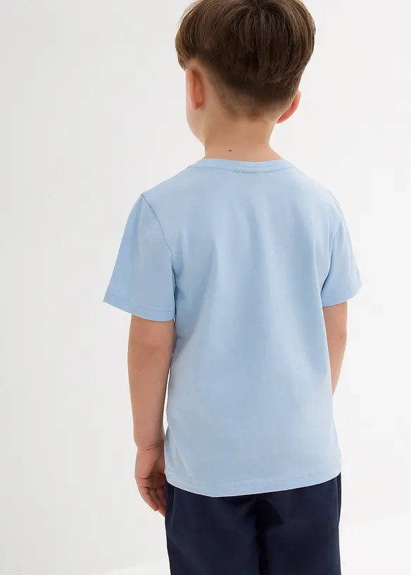 T-shirt in puro cotone (pacco da 3), bonprix