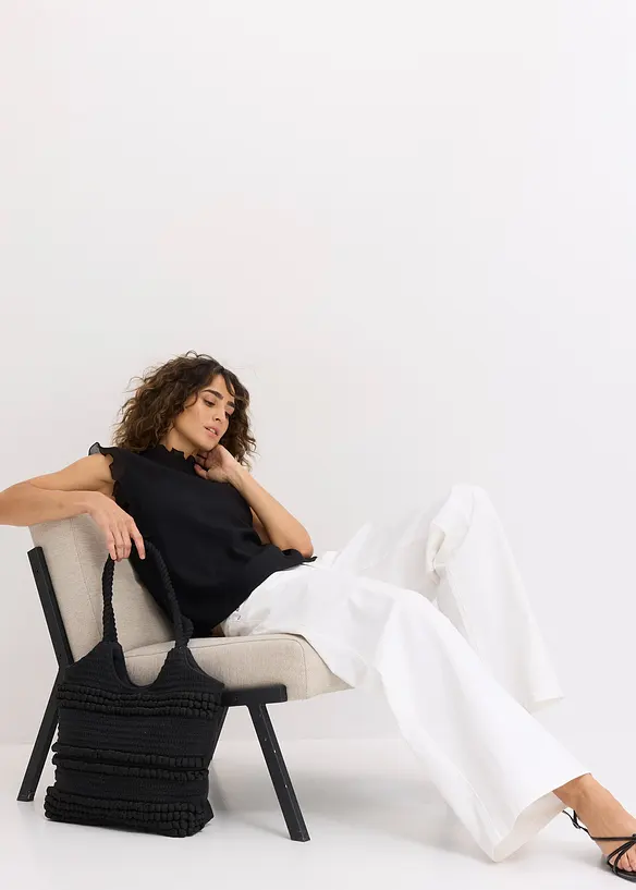Borsa shopper in tessuto, bonprix