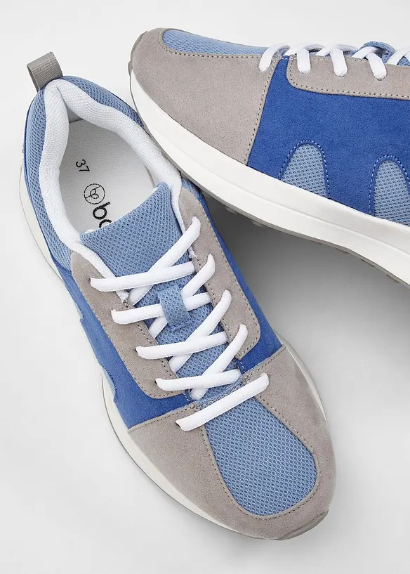 Sneaker con inserto in mesh, bonprix