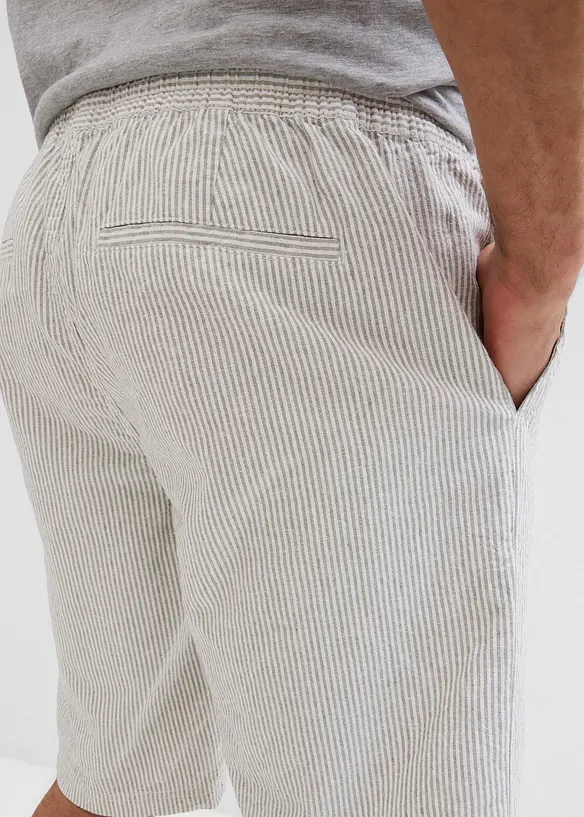 Bermuda in misto lino, regular fit, bonprix