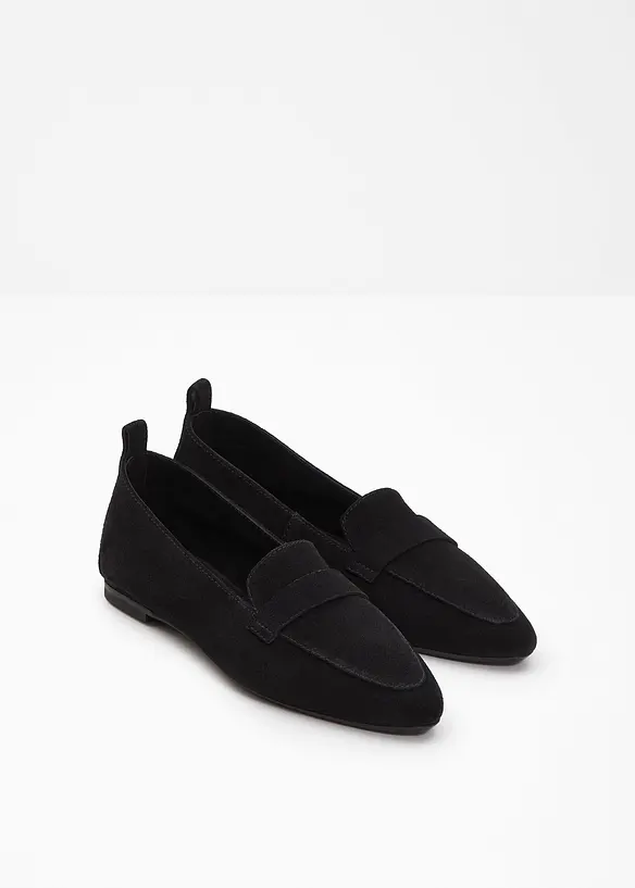 Mocassini in pelle, bonprix