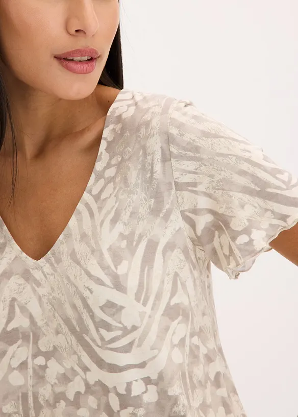 Maglia con fondo elasticizzato, bonprix