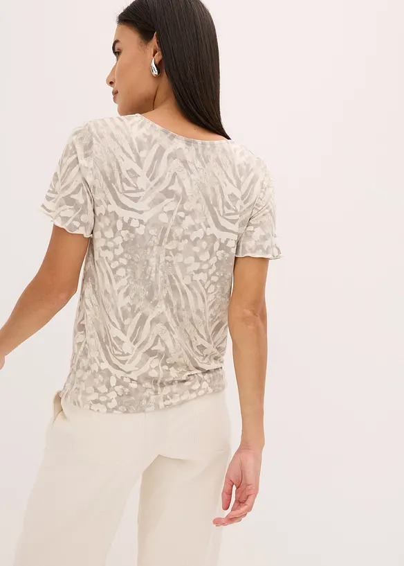 Maglia con fondo elasticizzato, bonprix