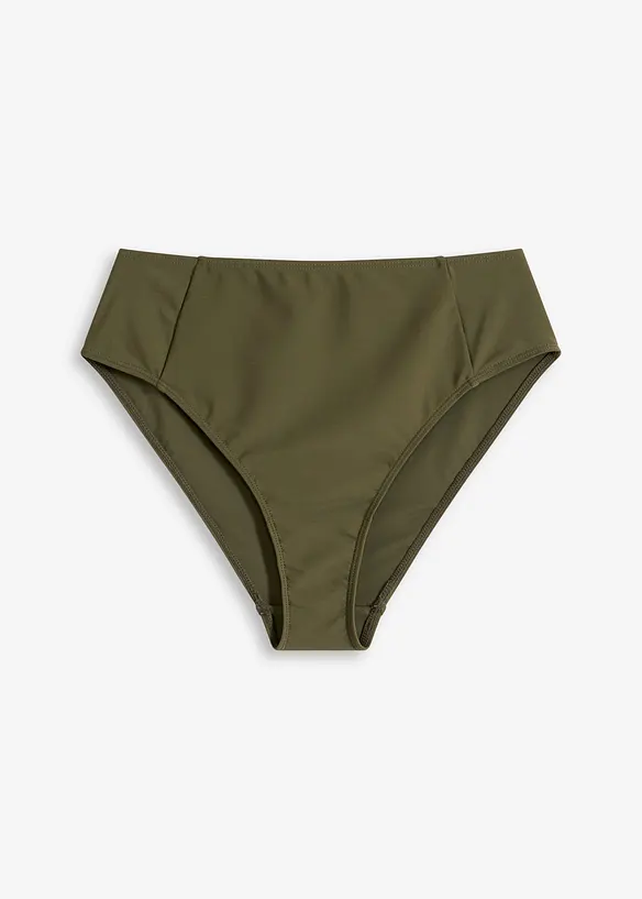 Slip per bikini sgambati a vita alta, bonprix