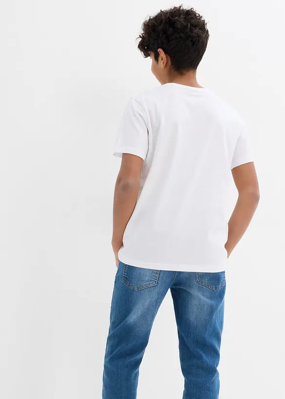 T-shirt in puro cotone (pacco da 5), bonprix