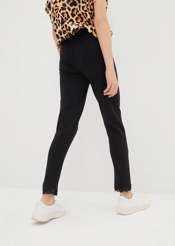 Leggings con fondo in pizzo (pacco da 2), bonprix