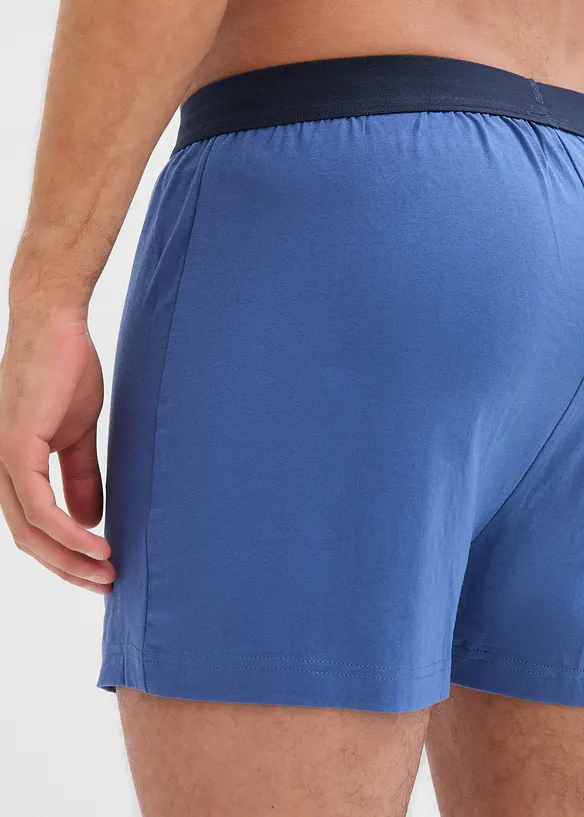 Boxer larghi in jersey di cotone (pacco da 4), bonprix