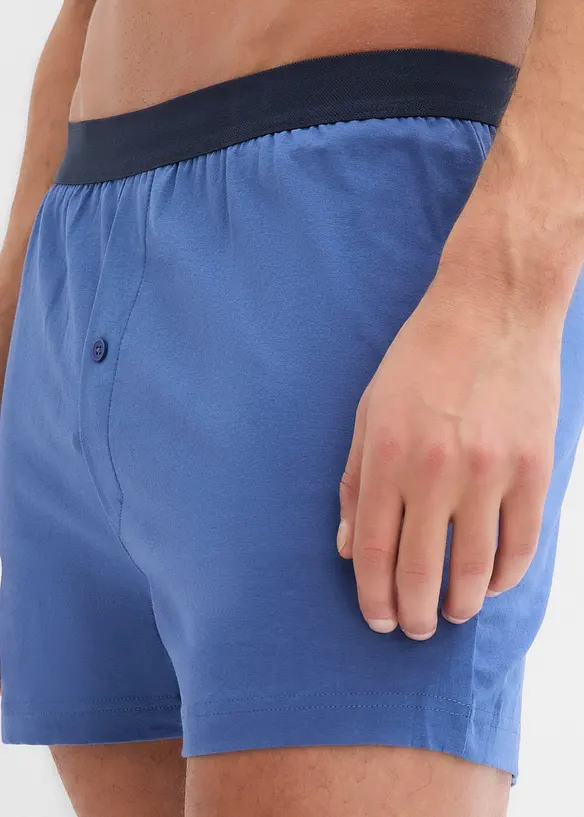 Boxer larghi in jersey di cotone (pacco da 4), bonprix