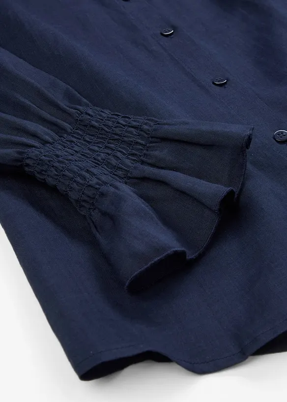 Camicia larga in ramiè, bonprix