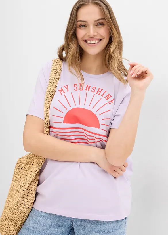 Maglia pr&eacute;maman / da allattamento in cotone biologico, bonprix