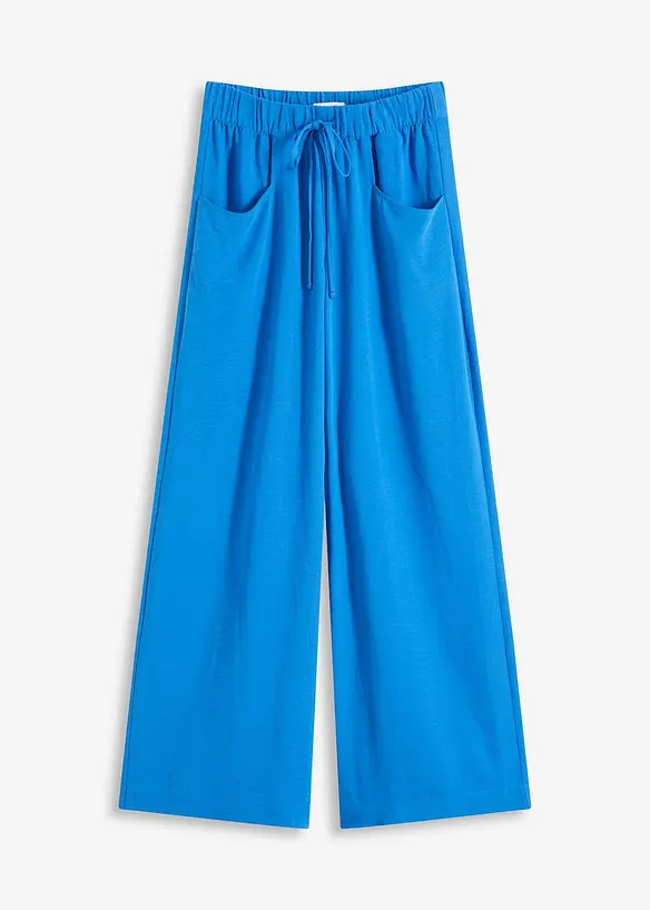 Pantaloni larghi in cr&ecirc;pe leggero, bonprix