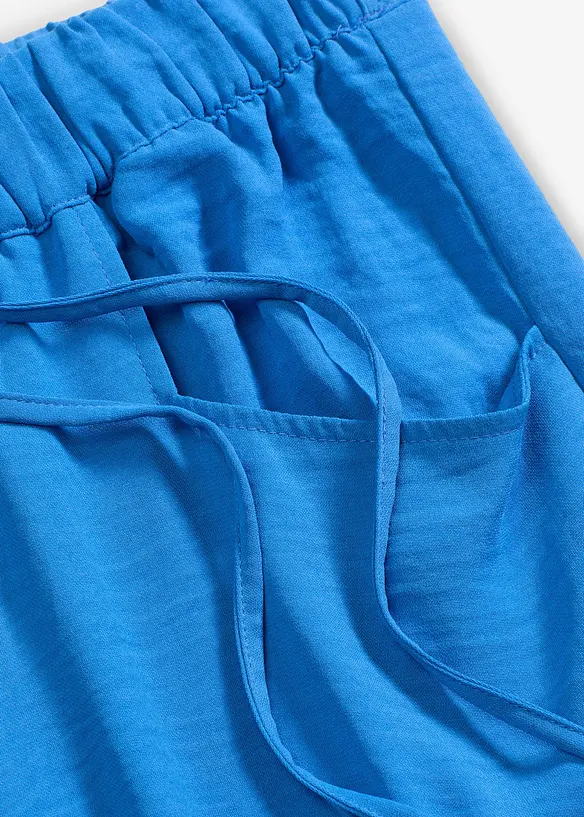 Pantaloni larghi in cr&ecirc;pe leggero, bonprix