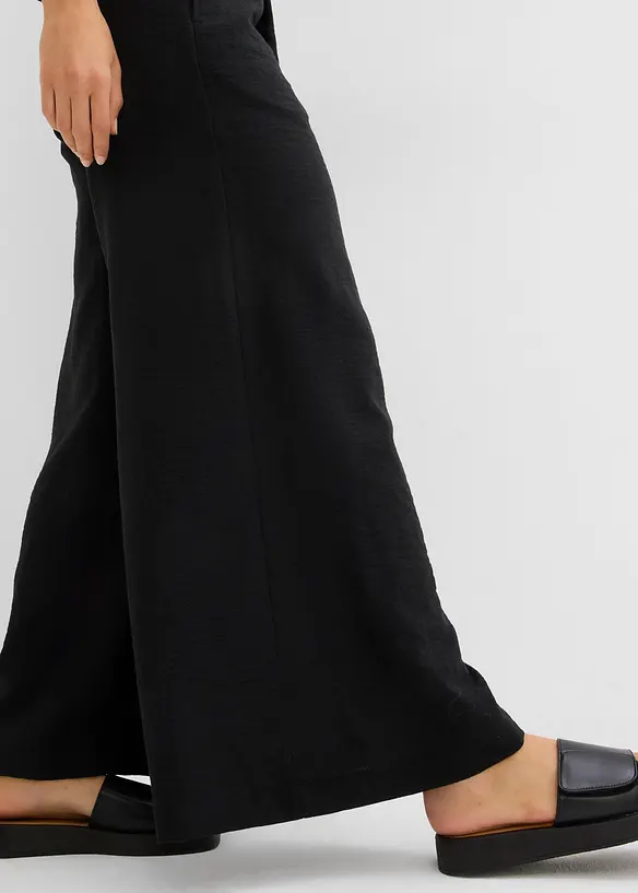 Pantaloni a palazzo con pinces, bonprix