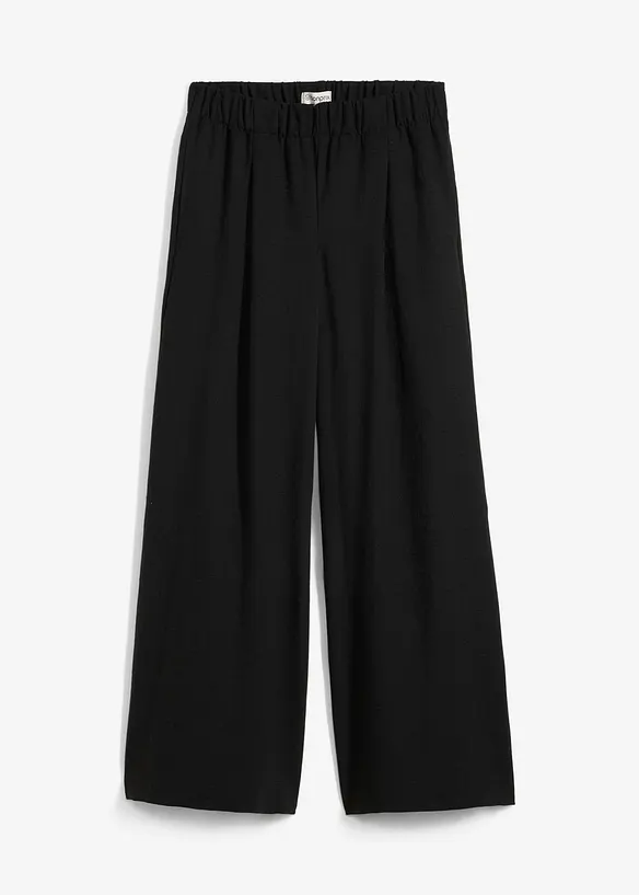 Pantaloni a palazzo con pinces, bonprix