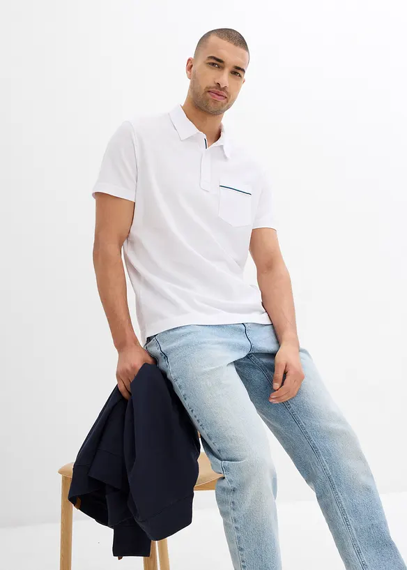 Polo in piquet di puro cotone biologico (pacco da 2), bonprix