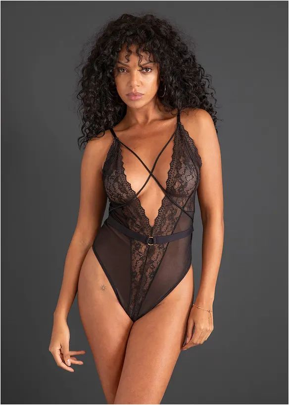 Body con perizoma ouvert, bonprix